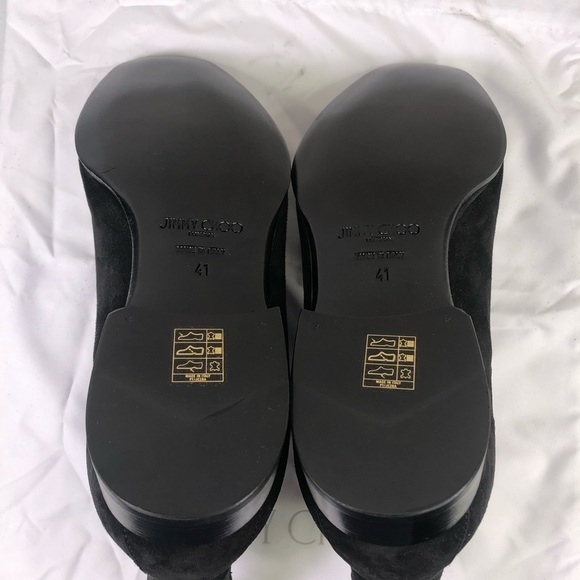 JIMMY Choo Men’s Sawyer Black Suede Ankle Boots - Picture 7 of 8